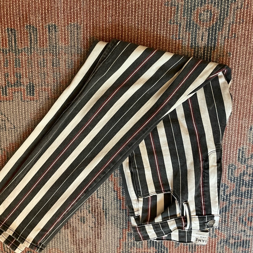 Frame Striped Slender Jean - Picture 7 of 7